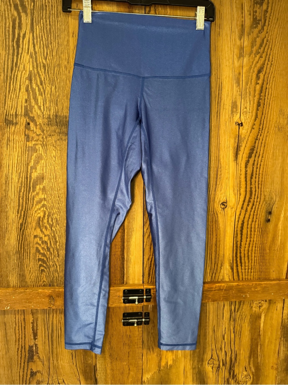 Beyond Yoga Shimmer Blue High-Waist Leggings